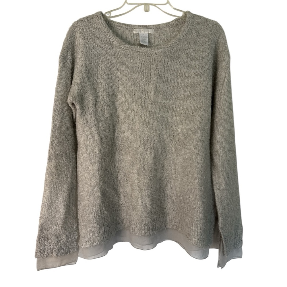 Design History grey fuzzy sweater size M GUC I-7